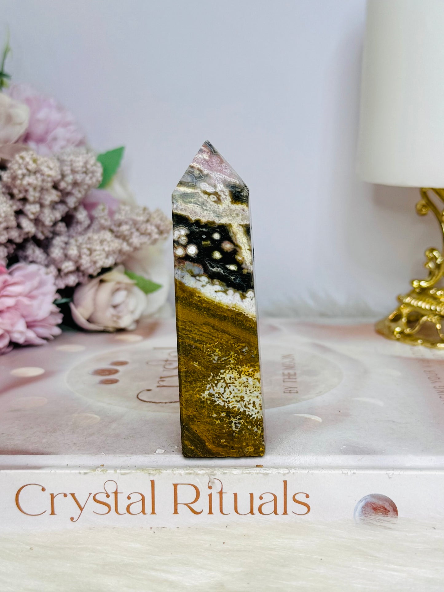 Orbicular Ocean Jasper Tower 8.5cm
