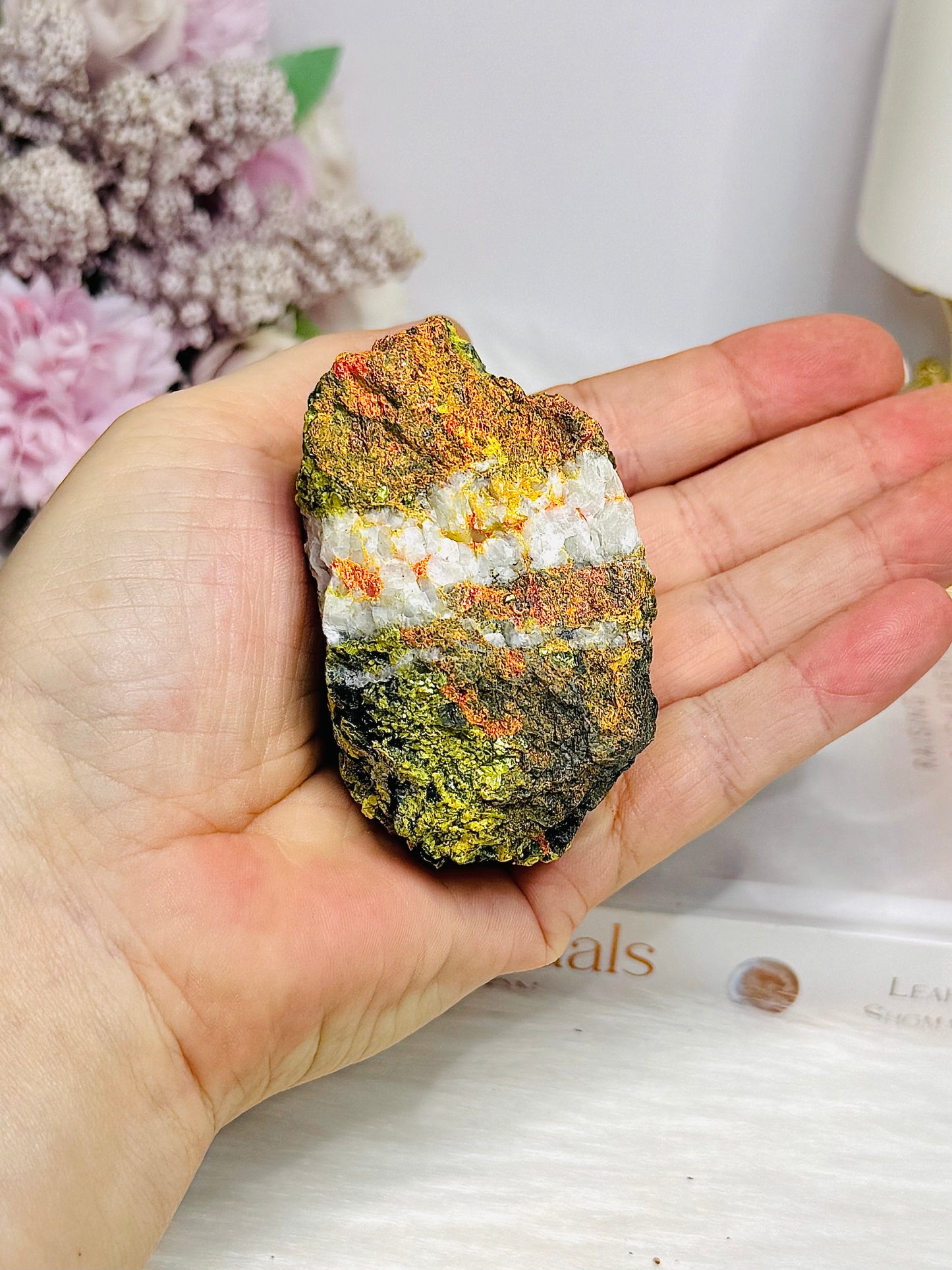 Natural Orpiment | Realgar Specimen (Arsenic Sulphide) 7.5cm 204g