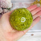 Large Green Opal Sphere On Stand 376g