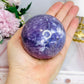 Large Purple Lepidolite Sphere on Stand 467g