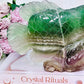 Wow! Unbelievable Stunning Piece!!! Huge 1kg 20cm Rainbow Fluorite Perfectly Carved Fish