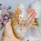 Large Pink Amethyst Druzy Freeform 14cm 522g
