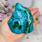 Large Natural Polished Chrysocolla with Malachite Specimen 9cm 518g