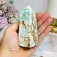 Caribbean Calcite Chunky Tower | Obelisk 9.5cm