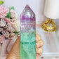 High Grade Rainbow Fluorite Tower Full of Rainbows 13.5cm