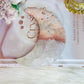 Pink Amethyst With Quartz Carved Moon 12.5cm