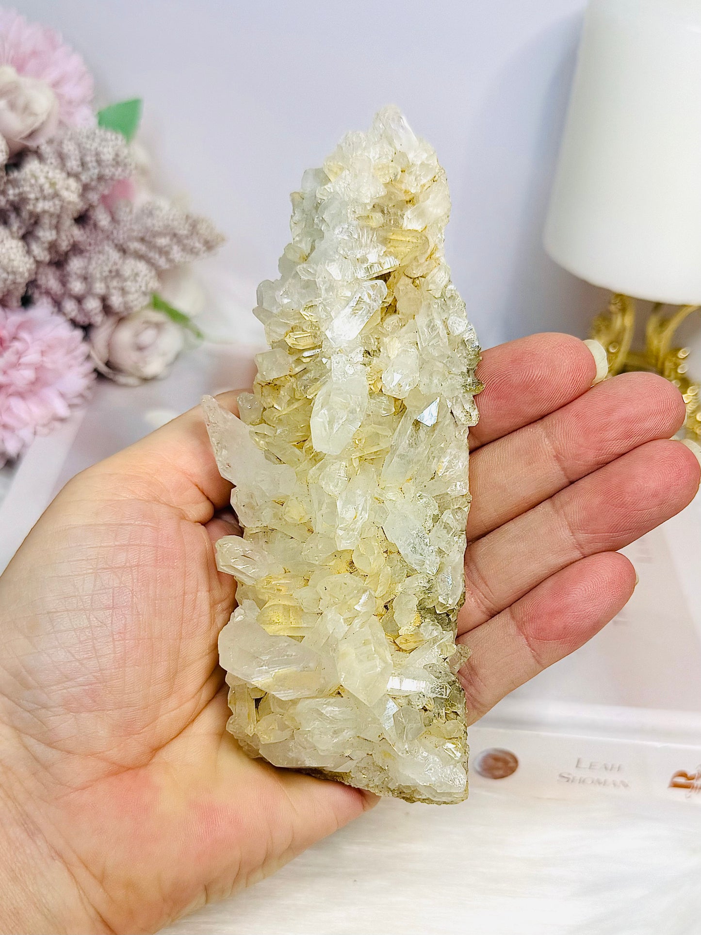 Natural Clear Quartz Cluster 13.5cm