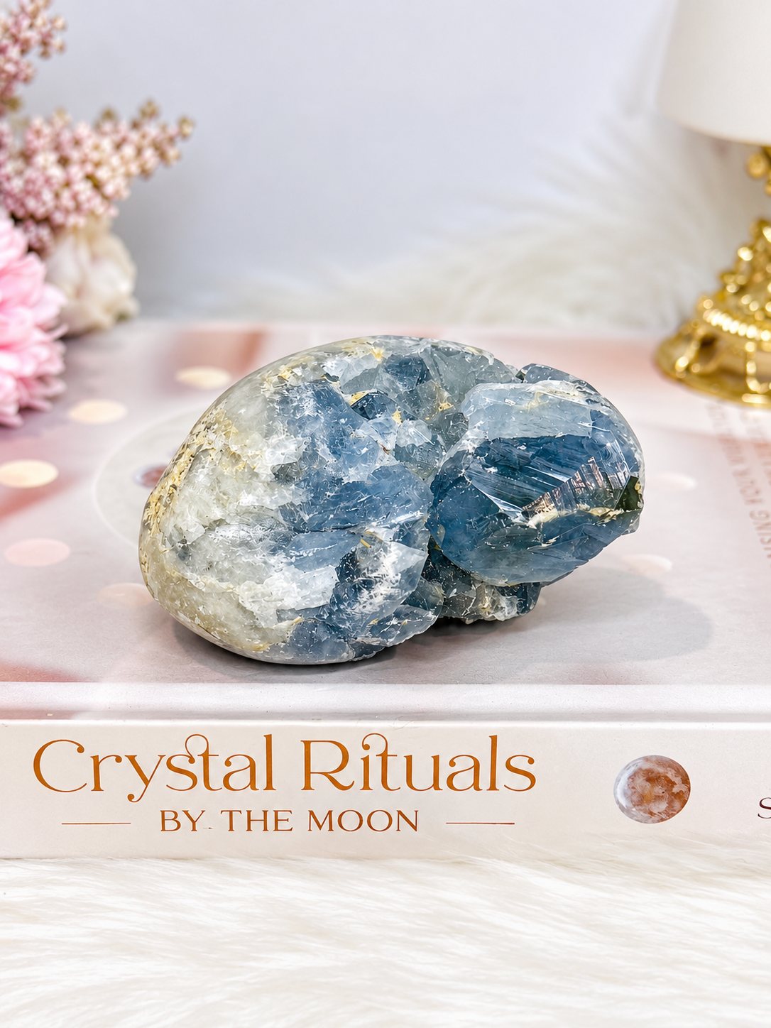 Blue Celestite Freeform 309g