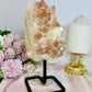 ⚜️ SALE ⚜️ Large Natural Pink Lithium Cluster on Stand 1.08KG 20cm