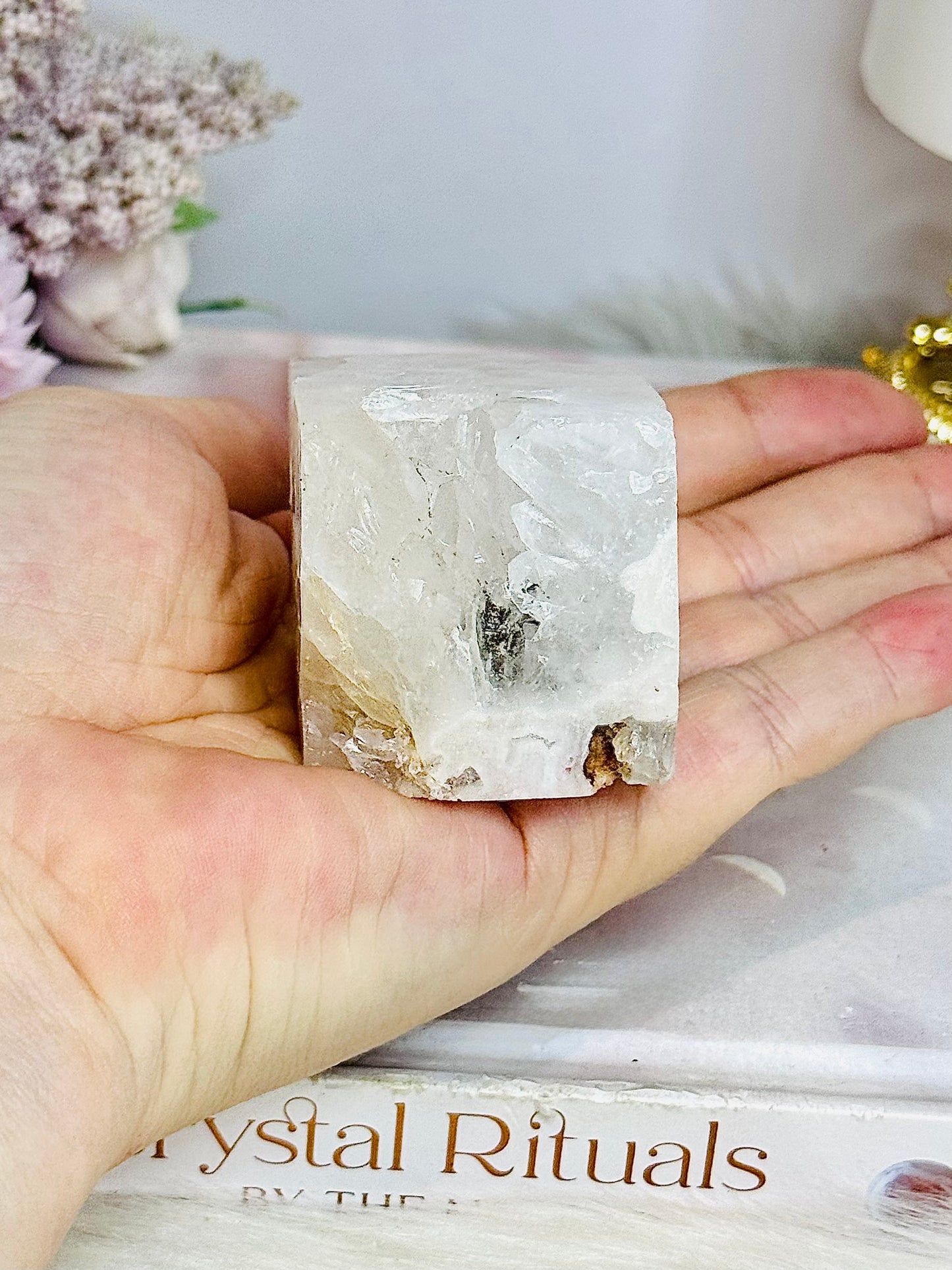 Pink Amethyst Druzy Cube 150g