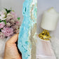 Large Blue Hemimorphite Druzy Tower 21cm