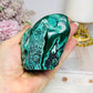 Large Malachite | Chrysocolla Polished Natural Freeform 415g
