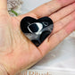 Black Agate Heart