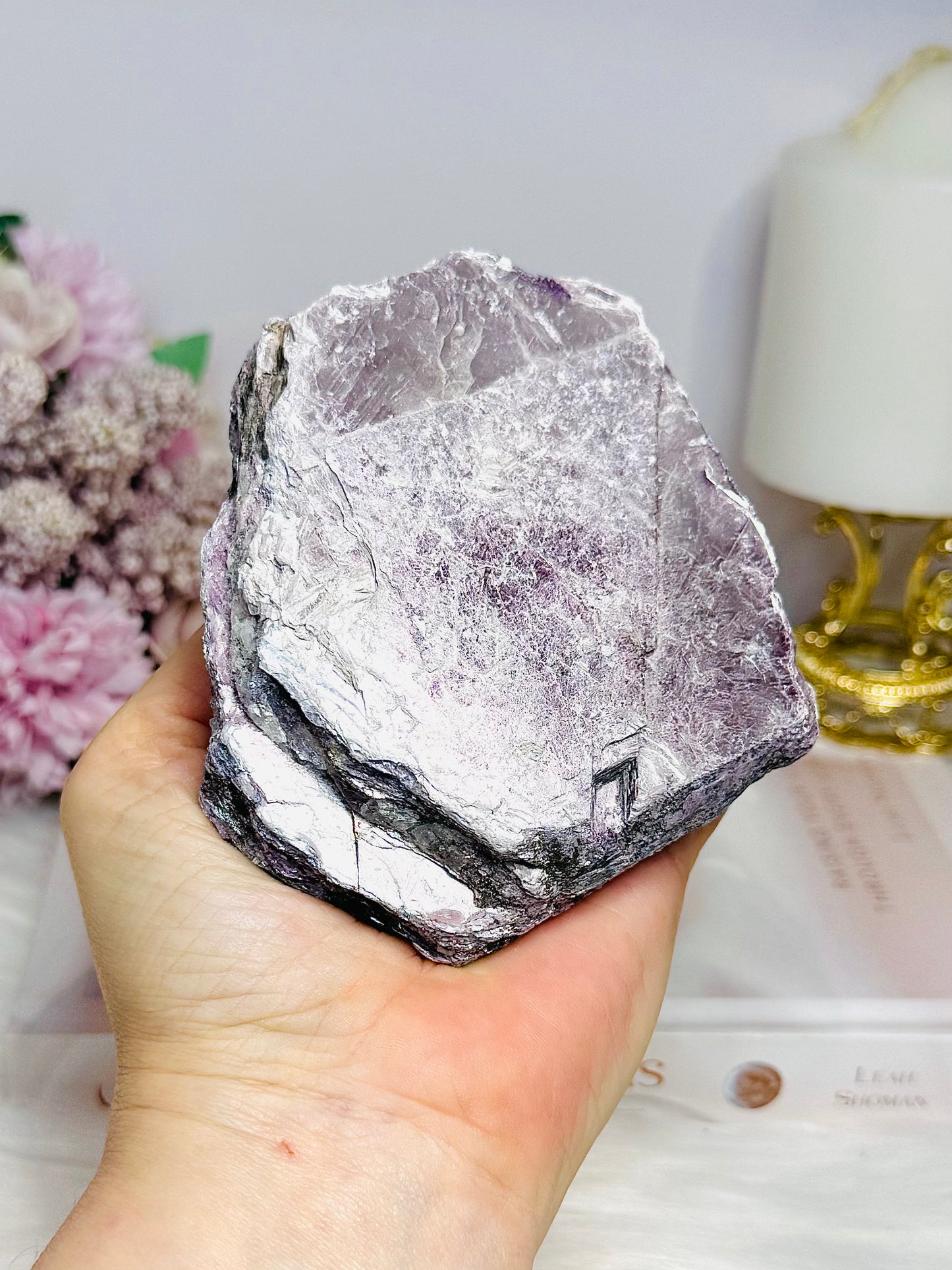 Large Purple Mica Natural Chunky Specimen 369g