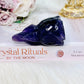 Natural Tranquilizer ~ Stunning Chunky Purple Amethyst Rose Carving 7.5cm