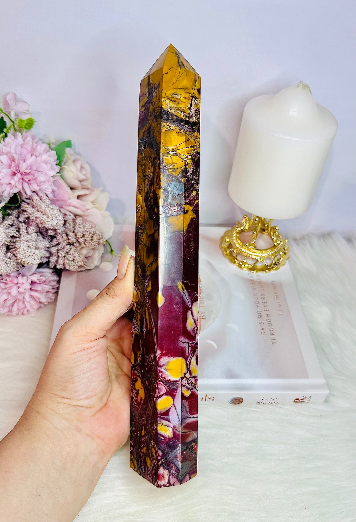 Incredibly Gorgeously Large Chunky 27cm Natural Mookaite Jasper Tower | Generator