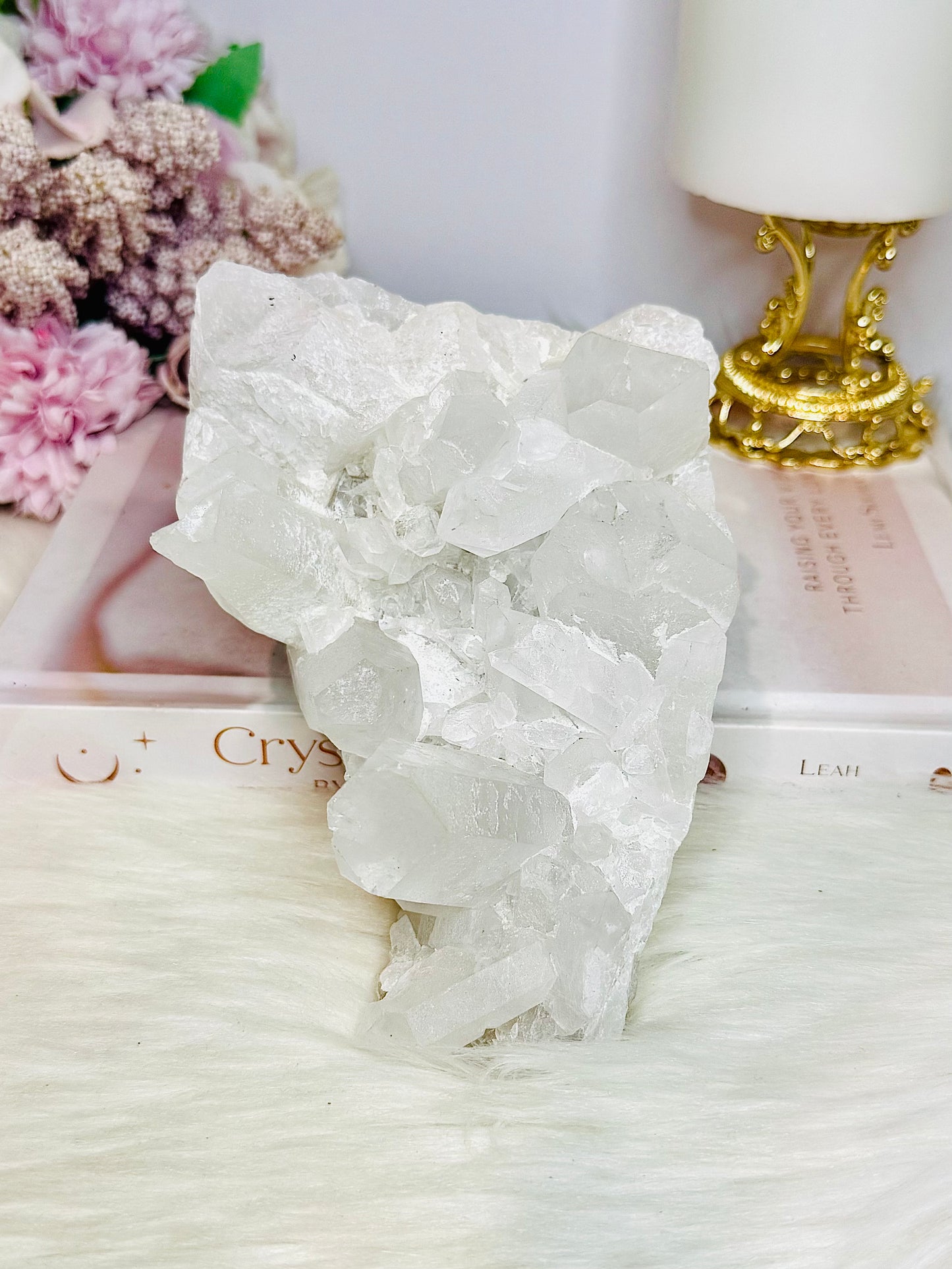 Large Natural Clear Quartz Specimen 742g