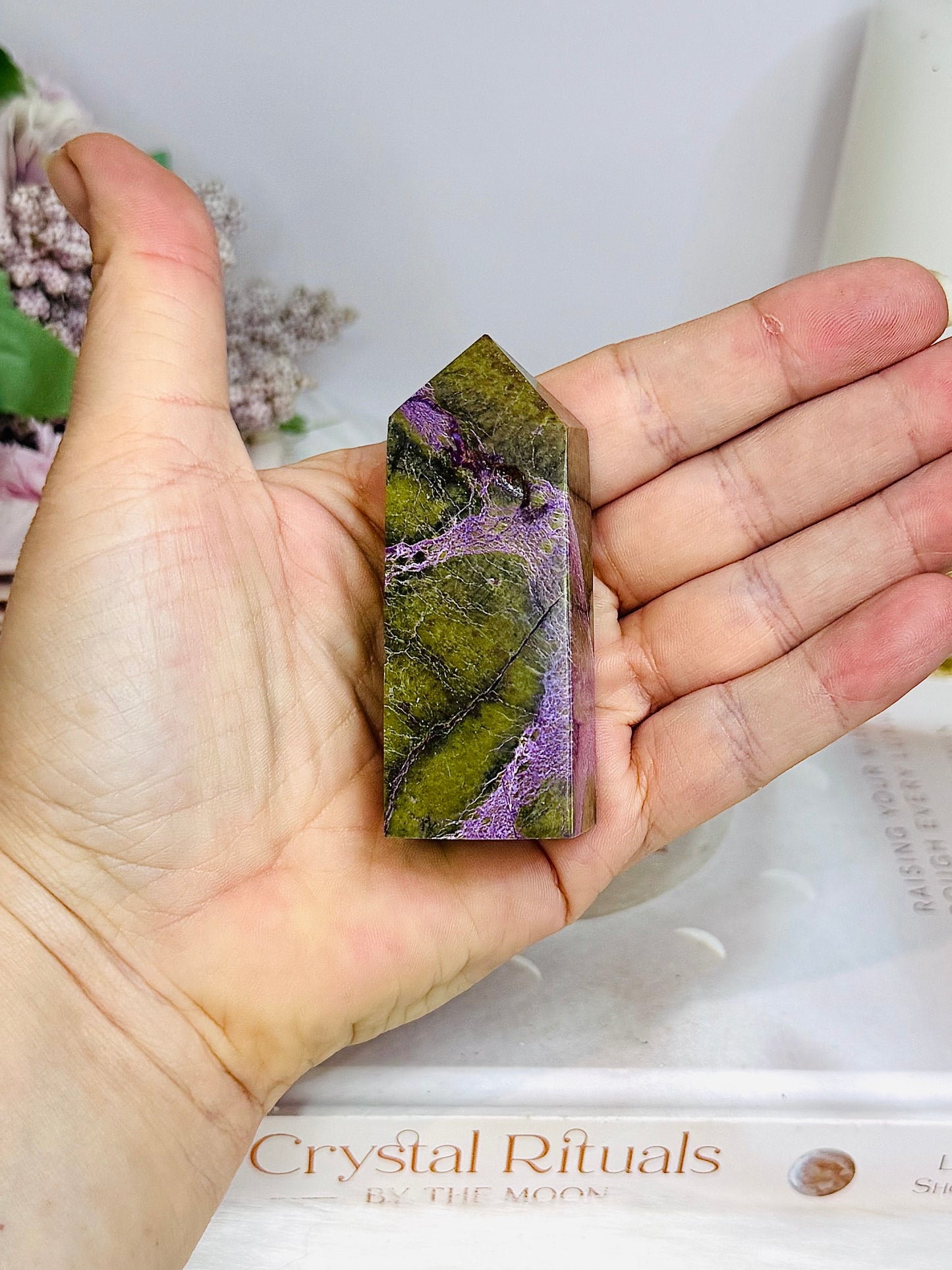 Rare Natural Stitchtite | Atlantisite Tower 7cm