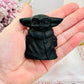 Black Tourmaline Carved Yoda 6cm