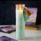 White Sage & Clear Quartz Tube Candle 21cm