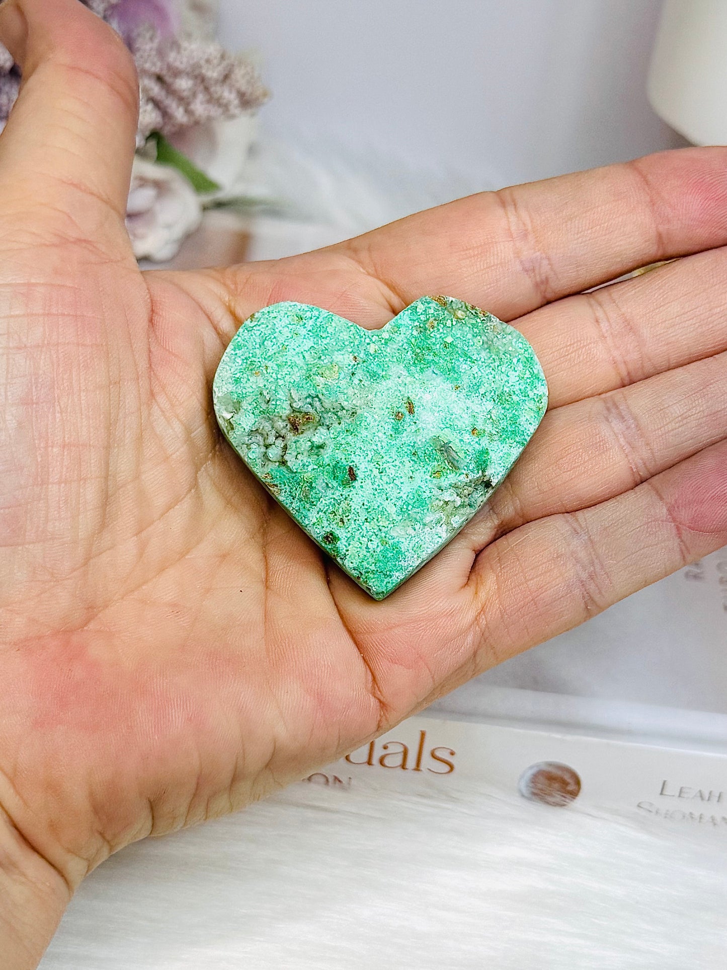 Variscite Carved Heart