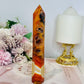 Carnelian Druzy Tower 16cm