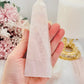 Large Chunky 13cm Rose Quartz Obelisk | Tower 367grams