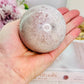 Large Pink Amethyst Sphere 401gram On Stand