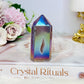 Angel Aura Druzy Quartz Tower 7cm