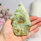Variscite Carved Flame 12cm