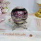 High Grade Pink Tourmaline Sphere On Stand 280g