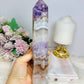 Large Amethyst X Agate Chunky Tower 23.5cm