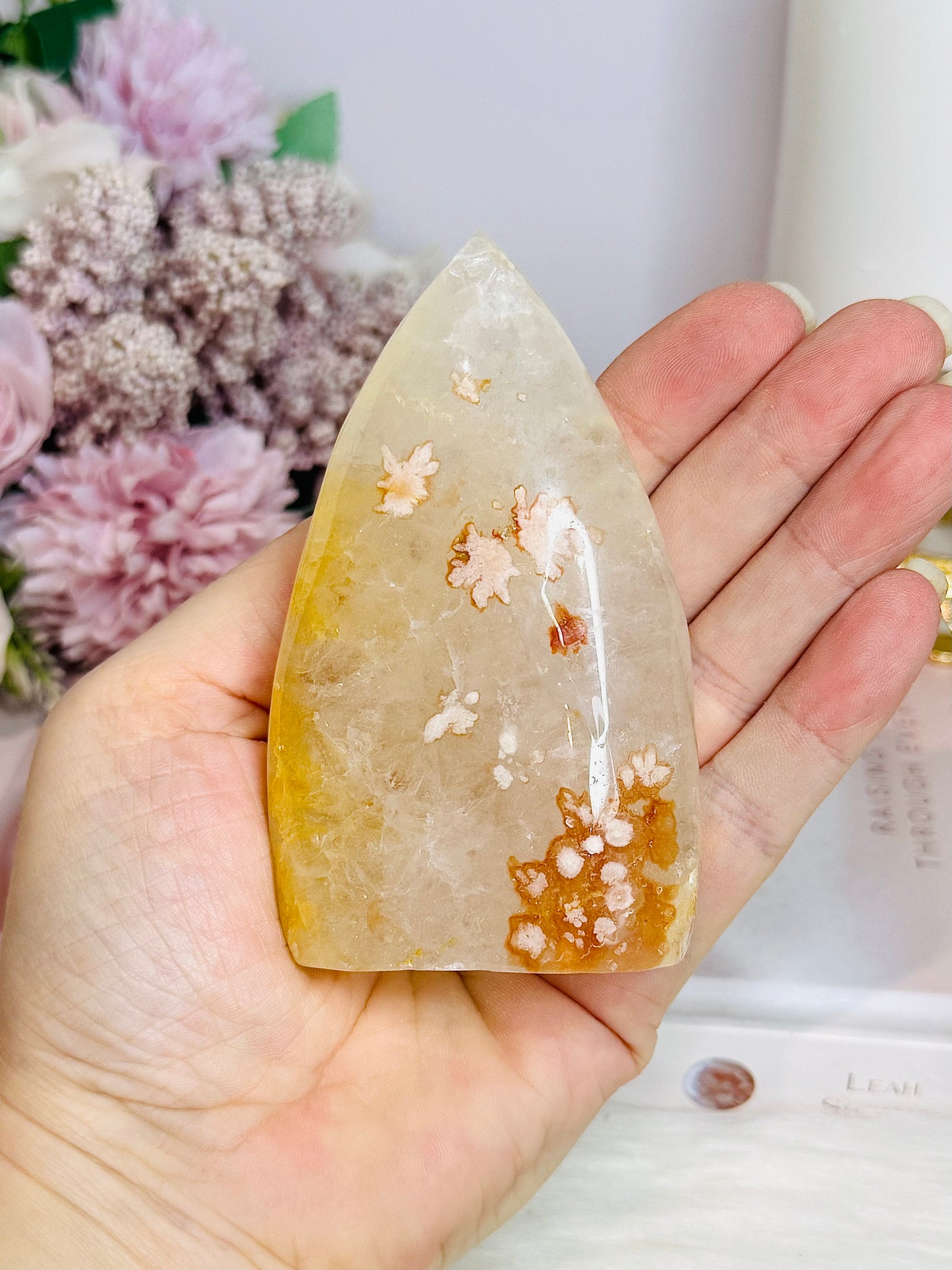 Flower Agate Flame | Freeform 10cm 246g