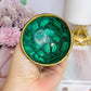 AAA Grade Malachite Carved Bowl 7.5cm