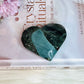 Bloodstone Carved Heart 7cm