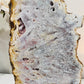 Classy & Fabulous ~ The Most Stunning Huge 46cm 4.5KG Druzy Pink Amethyst Slab | Platter Full of Crystallisation & Rutile Formation Absolutely Stunning (Timber stand is removable)