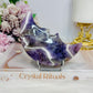 Chevron | Dream Amethyst Moon on Stand 11cm