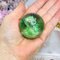 FOR SUE ~ High Grade Fluorite Sphere Full of Incredible Rainbows 161g On Stand