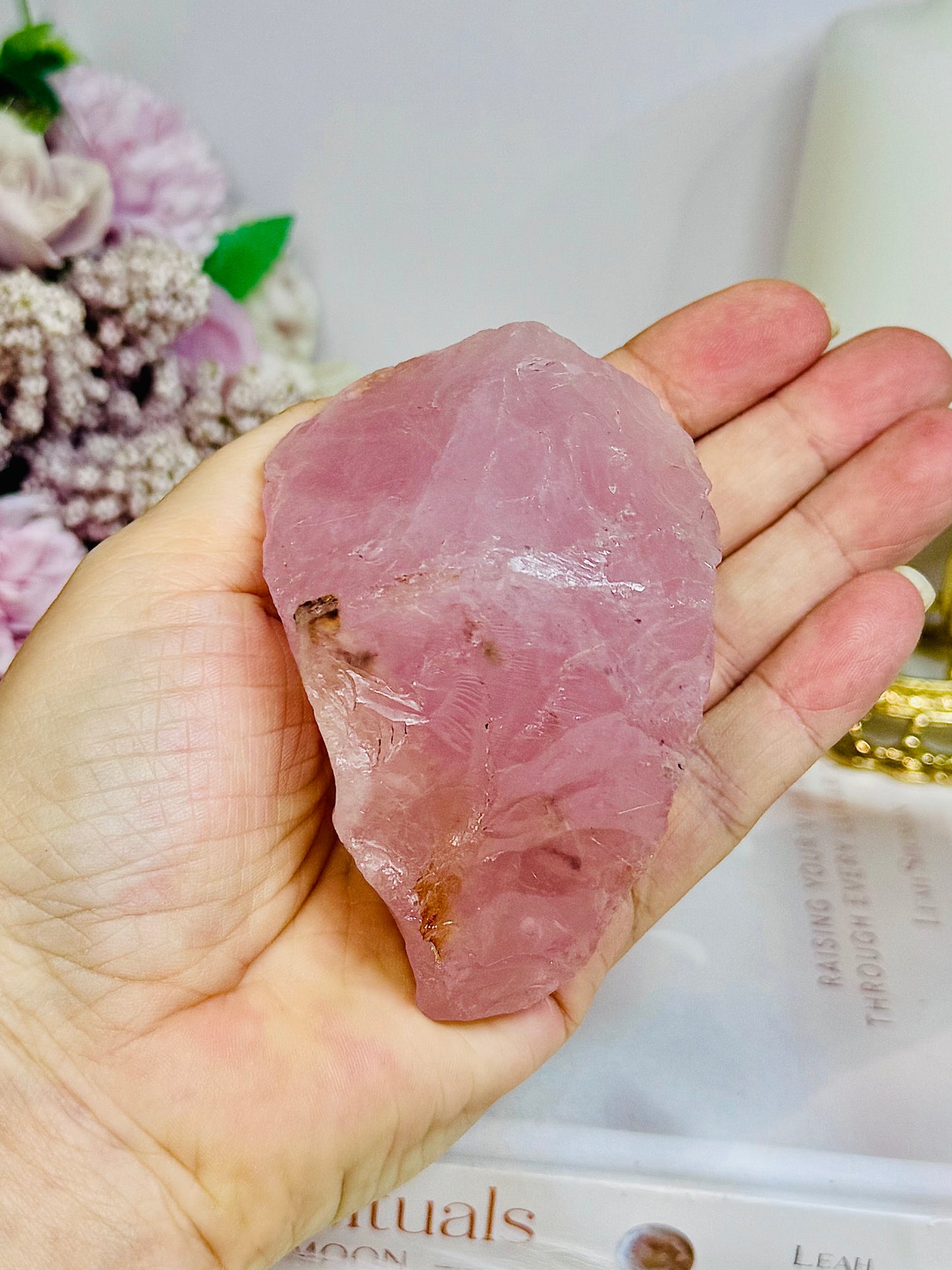 High Grade Rose Quartz Rough 217g