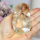 High Grade Clear Quartz Chunky Tower with Garden Quartz Inclusions 8cm 258g