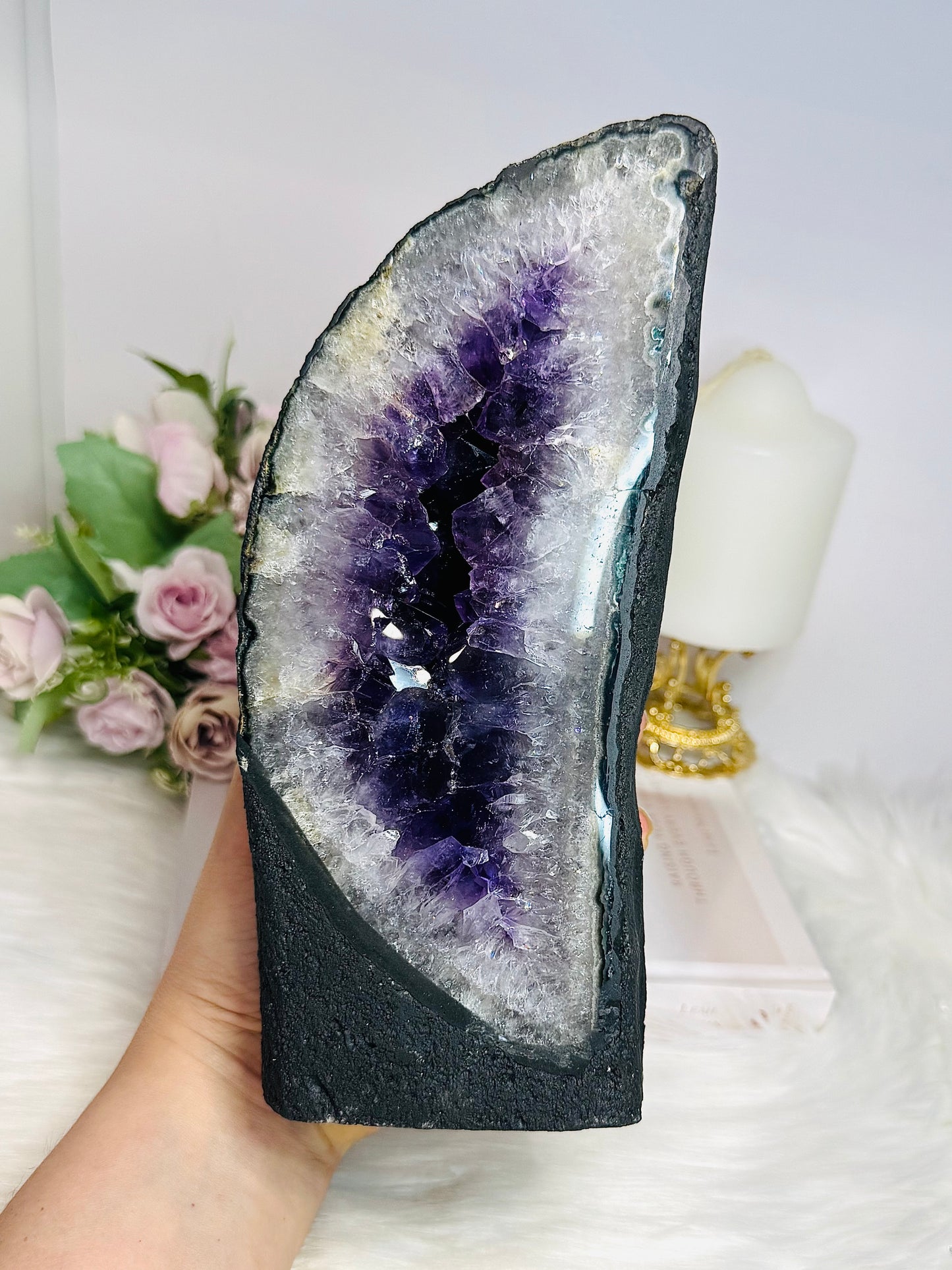 Large Amethyst Cathedral 2.1KG 21cm From Brazil