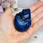High Grade Blue Sodalite Carved Skull 6cm