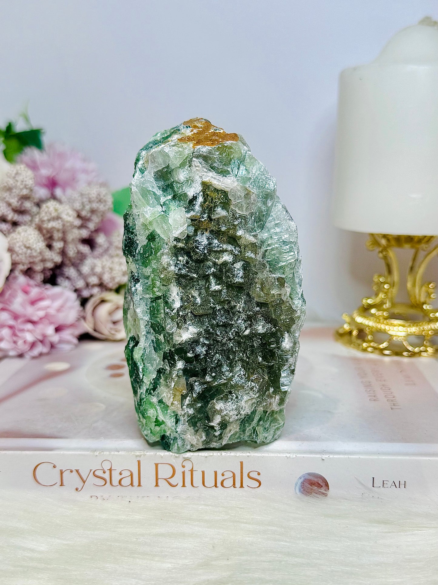 Natural Large Green Fluorite Specimen 11cm 750g