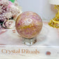 Rare Phosphosiderite Sphere On Stand 246g