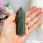 Moss Agate Chunky Point | Tower 9cm