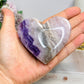 Crazy Lace Amethyst Heart 8cm