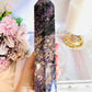 Huge Chunky 1.08KG 21.5cm Natural Charoite Carved Tower | Generator