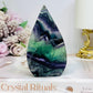 Rainbow Fluorite Flame 10cm