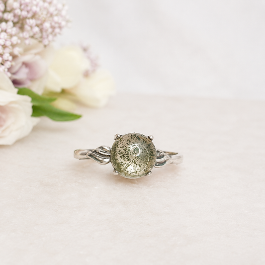 Garden Quartz Adjustable Ring in Gift Bag