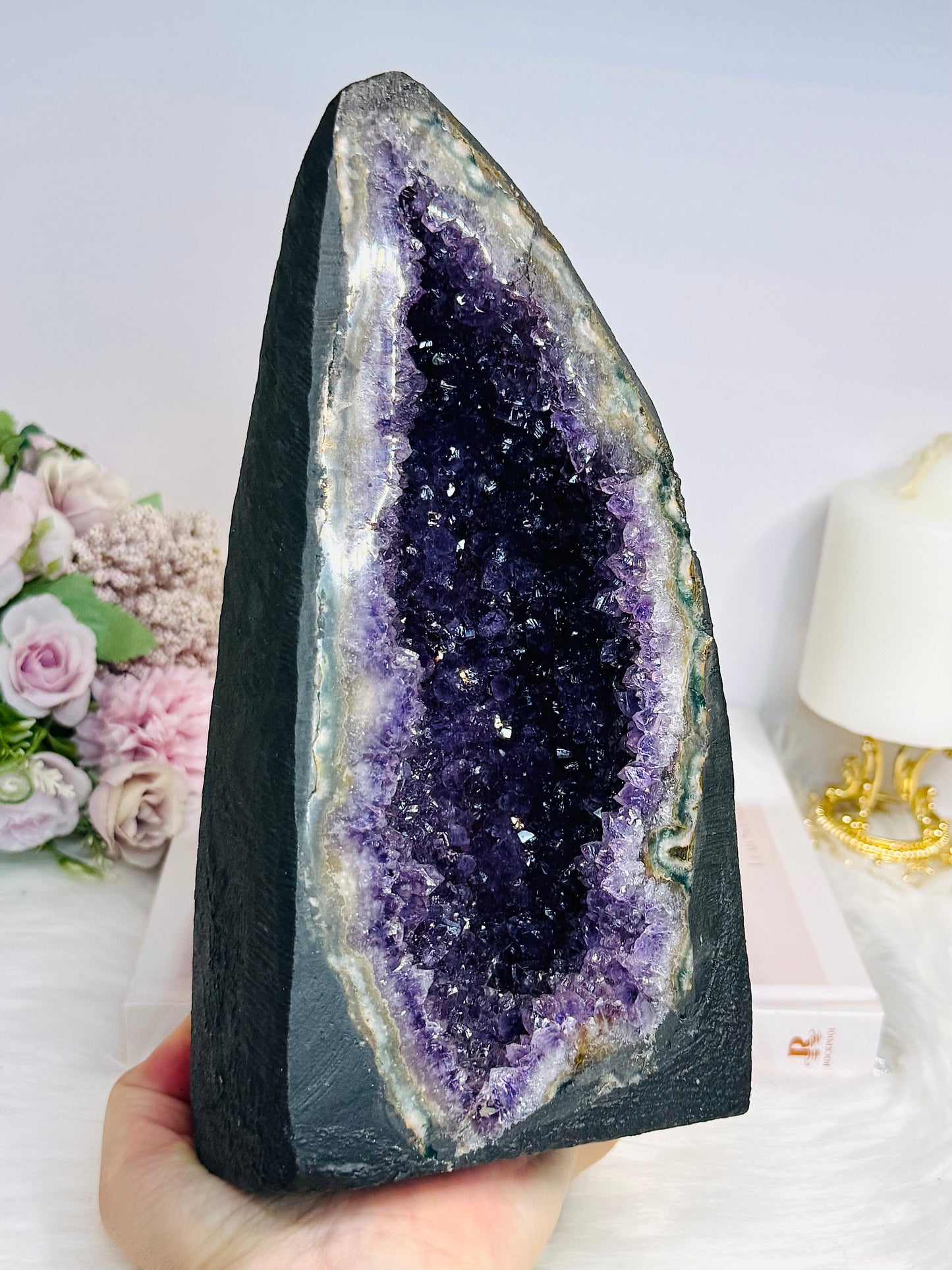 Hugh High Grade Amethyst Cathedral 3KG 23cm From Brazil